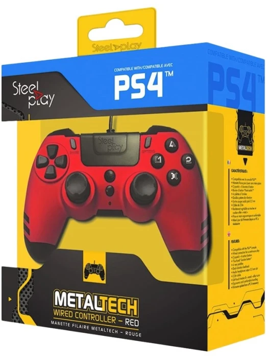 „Pixminds LEXIP X STEELPLAY Slim Pack“ laidinis valdiklis, Ruby Raudona, daugiaspalvis