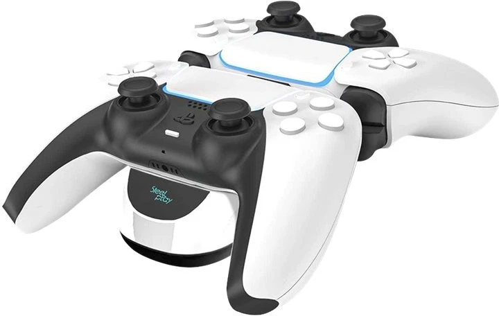 „Pixminds LEXIP X STEELPLAY“ dvigubo įkrovimo stotelė PS5