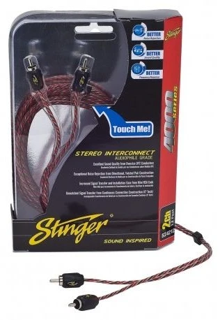 Stinger SI423 phono kabelis RCA į RCA 0,9 m