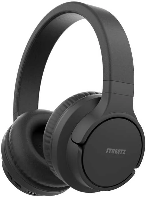 Streetz BT510-BLK, Belaidės, Calls/Music, 205 g, Ausinės, Juodas