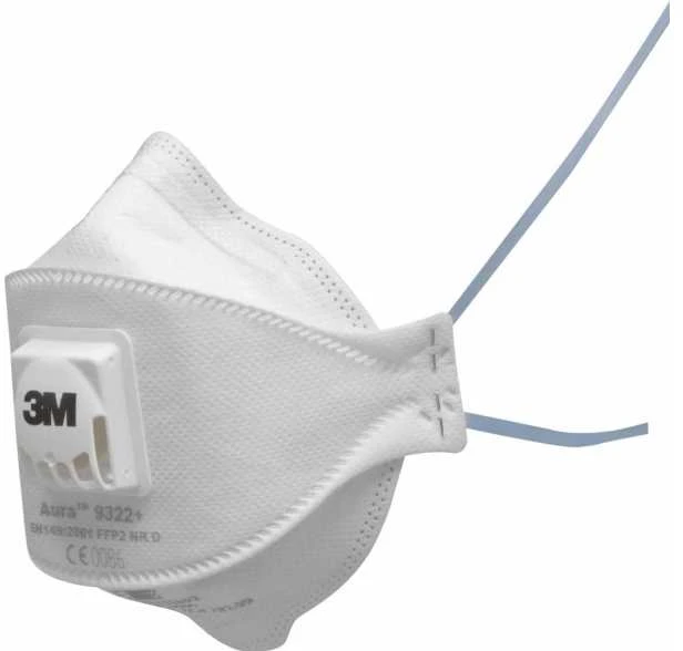 3M 9322+ FFP2 respiratorius su vožtuvu