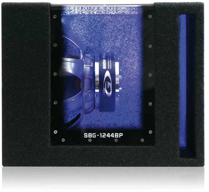 Subwoofer car Alpine SBG-1244BP (juodos spalvos)