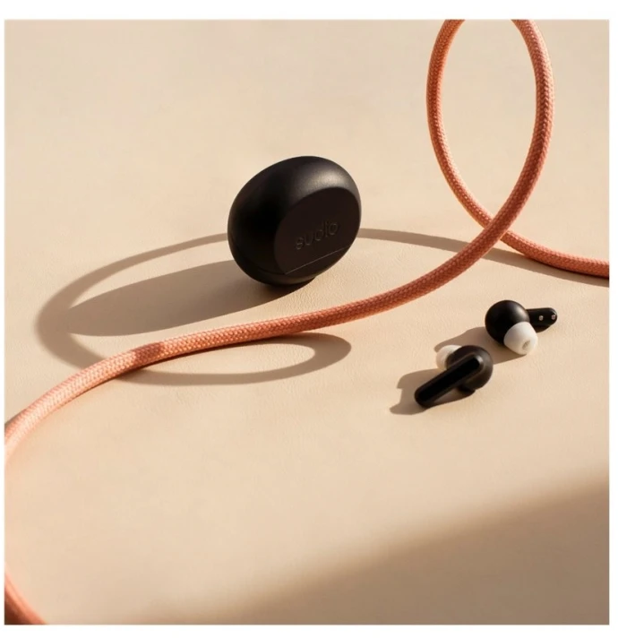 Ausinės Sudio Earbuds | A3 Pro | Bluetooth | į ausis įkišamos | Mikrofonas | Cloudy Juodas | Noise canceling