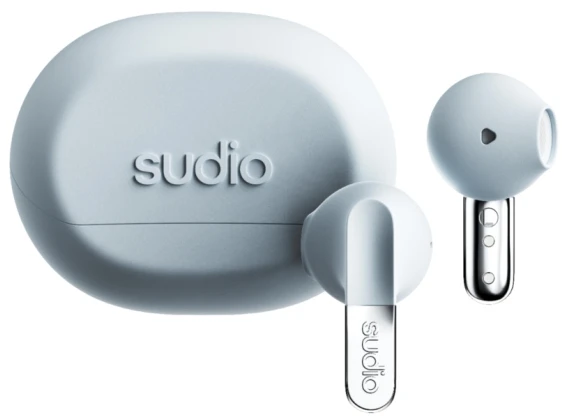 Ausinės Sudio Earbuds | N3 | Bluetooth | On-ear | Mikrofonas | Misty Mėlyna | Belaidės