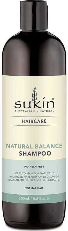 SUKIN NATURAL BALANCE plaukų šampūnas, 500 ml