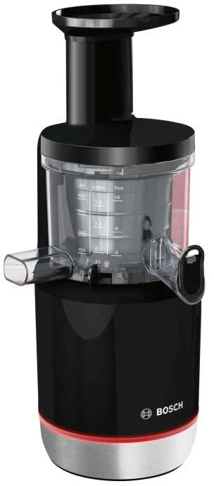 Bosch MESM731M Lėtaeigė sulčiaspaudė, VitaExtract, 150 W, Juoda, šiaušto nerūdijančio plieno