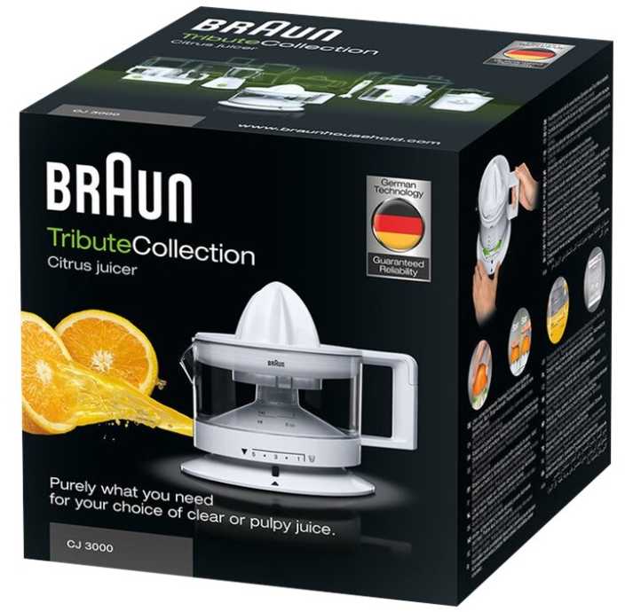 Sulčiaspaudė Braun CJ 3000 TributeCollection