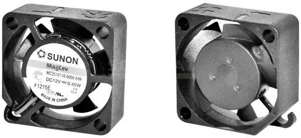 „Sunon MF25101V11000UA99“ aksialinis ventiliatorius 12 V/DC 6,45 m³/h (ilgis x plotis x aukštis) 25 x 25 x 10 mm