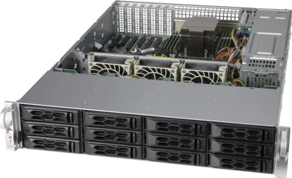 Super Micro Computer Serverio korpusas SuperMicro SuperChassis 2U CSE-LA26AC12- R1K03LP1