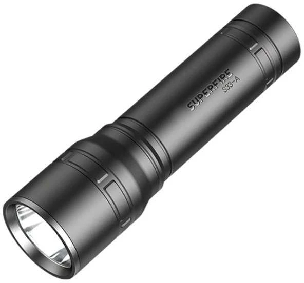 Žibintuvėlis Superfire S33-A, USB - juodas