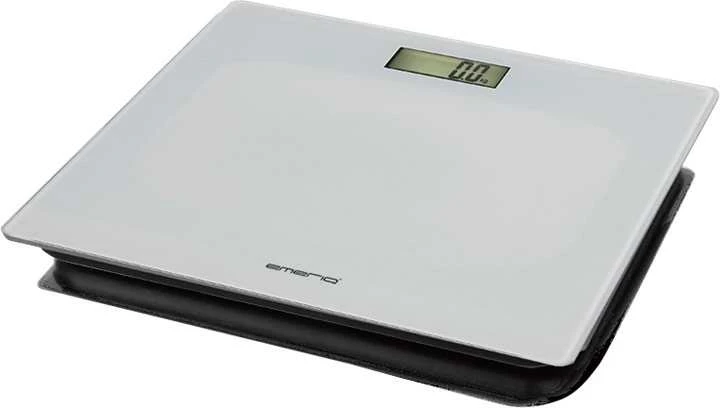 Vonios svarstyklės Emerio Emerio Personenwaage max. 180 kg digitales Ekranas baltas