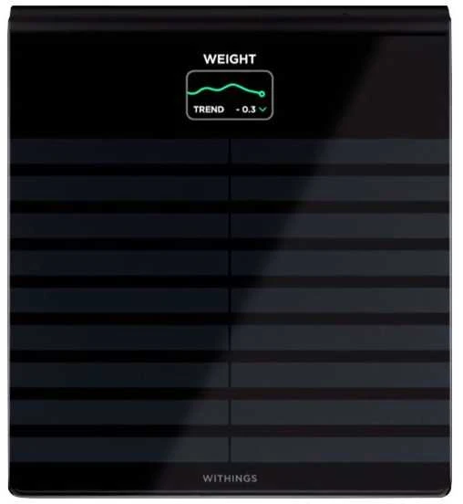 Išmaniosios vonios svarstyklės Withings Body Scan, Juodos