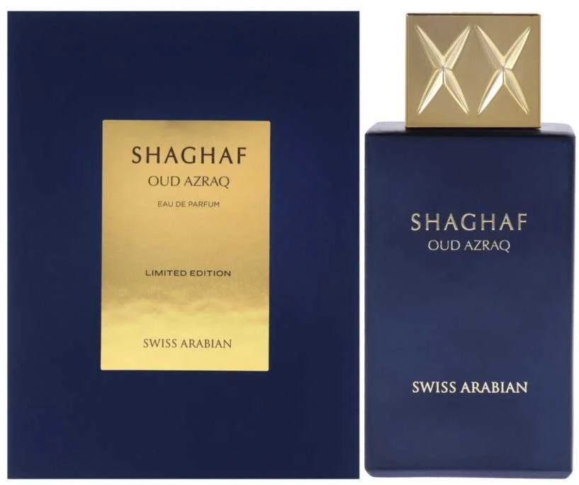 Swiss Arabian Shaghaf Oud Azraq EDP Unisex kvepalai, 75 ml