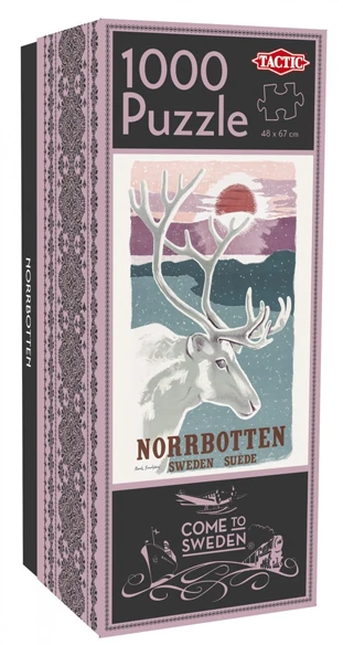 Dėlionė Tactic Tactic Puzzle Lovers Come to Sweden Norrbotten 1000 pcs puzzle