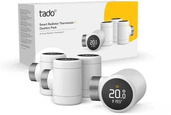 tado° išmanioji termostatinė galva X - 4vnt. rinkinys