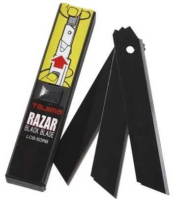Tajima RAZAR Juodas atsarginės geležtės 18mm, 10vnt