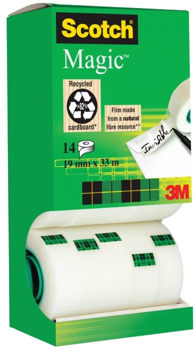 3M Lipni juosta Scotch Magic 14 vnt. (19 mm x 33 m)