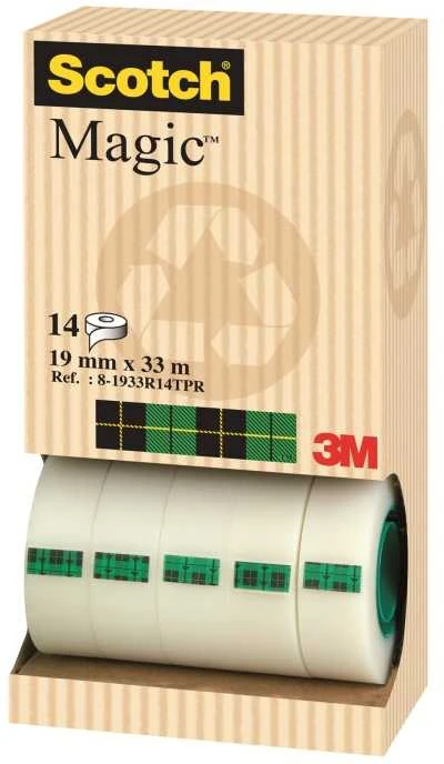 3M Lipni juosta Scotch Magic 14 vnt. (19 mm x 33 m)