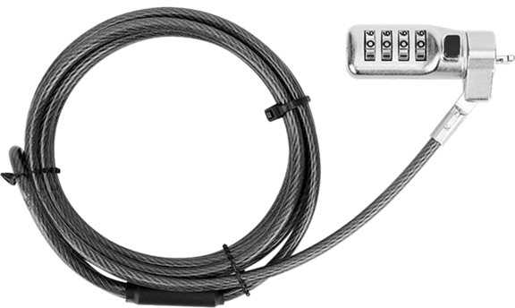 Targus DEFCON CPact Resettable Combo R Sidabrinis
