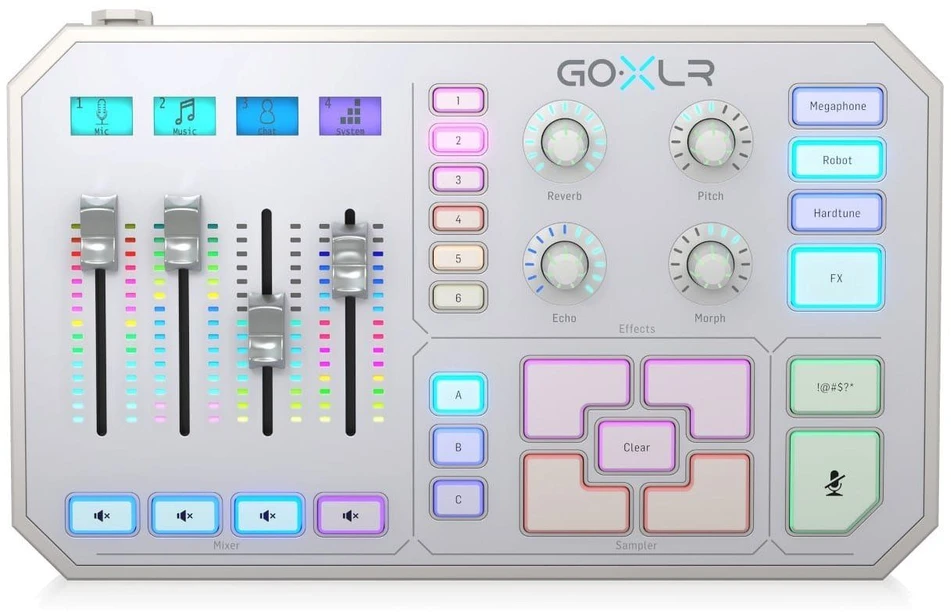 Garso Sąsaja - TC Helicon GO XLR-WH USB Interface Balta