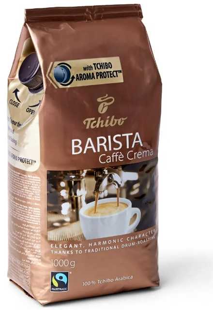 Tchibo Kavos pupelės barista caffe crema 1kg