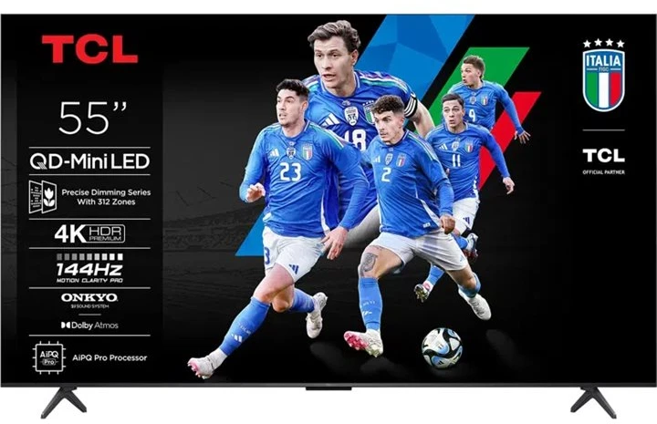 TCL C69KS 55C69KS televizorius 139,7 cm (55") 4K „Ultra HD“ išmanusis televizorius „Wi-Fi“ metalinis