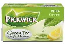 Arbata Pickwick Žalioji su citrina 20 pakelių, 20 pakelių/pak.