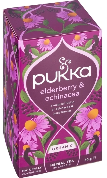 Pukka – šeivamedžio ir ežiuolės BIO – 20 arbatos pakelių