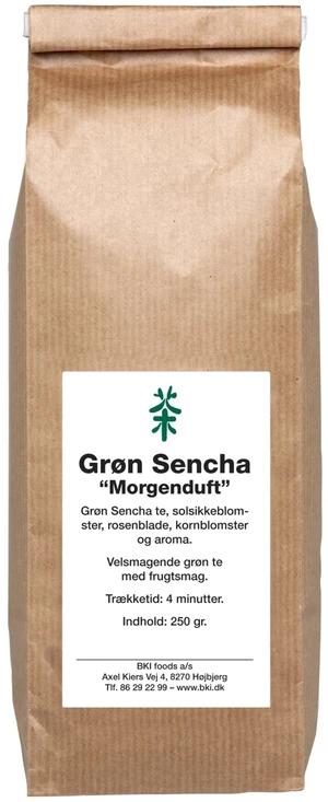 Bki Kaffe Žaliosios arbatos „Sencha“ rytinis aromatas, 250 g/vnt., birių – (250 gramų maišelyje)