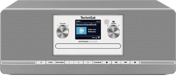 TechniSat „Technsat DigitRadio 372 CD BT“ sidabrinis