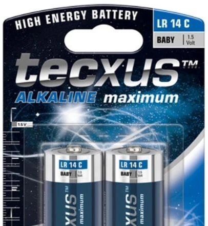 Tecxus Šarminė baterija LR14/C 1.5V 23635/2 vnt./