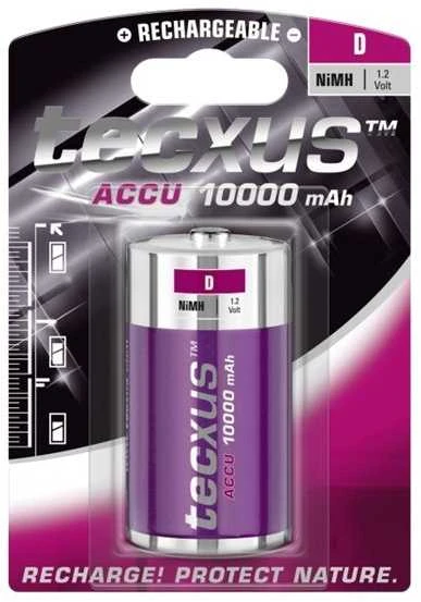 Tecxus D tipo 10000mAh akumuliatorius pakuoteje