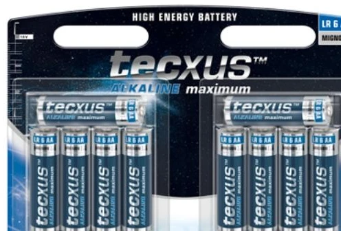 Tecxus LR6 10-BL, vienkartinė baterija, AA, šarminė, 1,5 V, 10 vnt., 2700 mAh