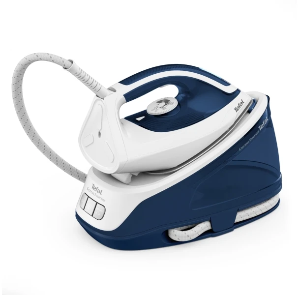 TEFAL | „Express Essential Steam Station“ | SV6116E0 | 2200 W | 1,4 l | 5–6 barai | Automatinis išjungimas | Vertikali garų funkcija | Kalkių valymo funkcija | Baltas/ Mėlyna