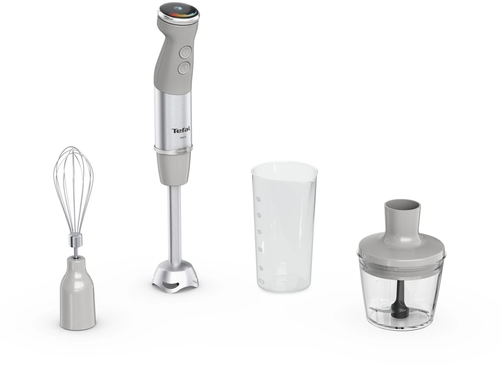 Tefal Quickchef+ HB673B30 plakiklis Immersion plakiklis 1000 W Pilkas, Nerūdijantis plienas
