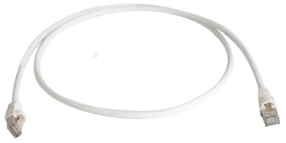Telegärtner Kabelis, S/FTP, PiMF, Cat.6A (ISO/IEC), balta, 10,0 m - L00005A0051