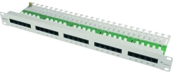 Telegärtner Patchfeld MPPI25-H, Cat.3, ISDN/TEL,