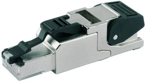 Telegärtner J00026A2004, RJ45, juodas, nerūdijantis plienas