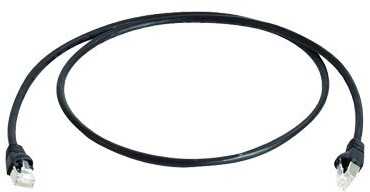 Telegärtner patch kabelis SFTP CAT 6A juodas 3,0m