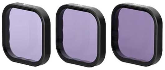 Set of 3 Telesin ND 8/16/32 filters for GoPro GoPro Hero 13 Juodas (S5-FLT-12-TGP)