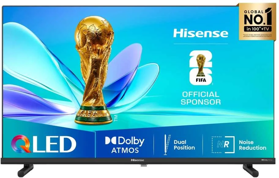 „HISENSE 40A5Q“ 40 colių QLED „FullHD“ vaizdo kokybės televizorius su „OS 60Hz Dolby Atmos“ vaizdo kokybe.