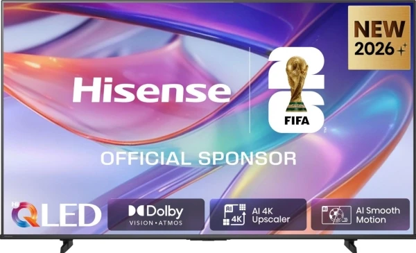 Televizorius Hisense 55E7S 55" QLED 4K VidaaOS 60Hz Dolby Atmos 2026