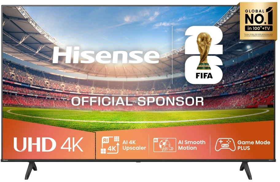 Televizorius Hisense 65A6Q | 65 | Smart TV | VIDAA Smart OS | UHD | Juodas
