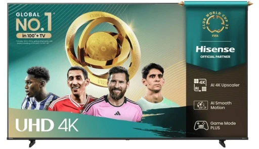 „Hisense 4K“ televizorius | 85A6Q | 85 | Išmanusis televizorius | VIDAA | UHD | Juodas