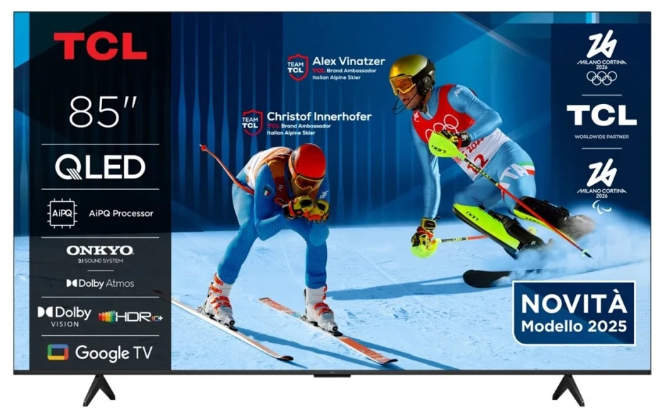 TCL 4K QLED televizorius | 75T69C | 75 | Išmanusis televizorius | „Google TV“ | UHD