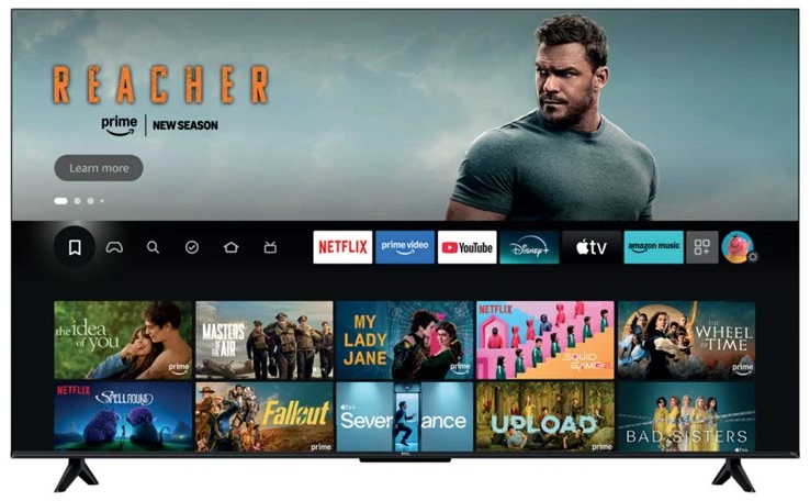 TCL 4K QLED televizorius | 85T69C | 85 | Išmanusis televizorius | „Google TV“ | UHD | Juodas