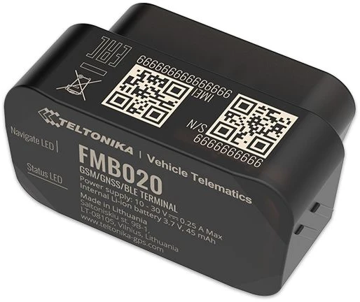 FMB020 2G TELTONIKA OBD GPS SEKLYS, SIM kortelė: Nepridėti, Serveris : Nepridėti