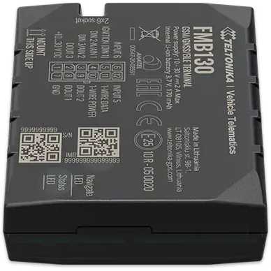FMB130 2G TELTONIKA GPS SEKLYS, SIM kortelė: Nepridėti, Serveris : Nepridėti