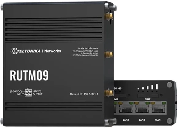 TELTONIKA daiktų interneto maršrutizatorius RUTM09 LTE+ETH