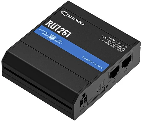 Maršrutizatorius Teltonika RUT261 Cat 6 LTE (RUT261AAAAA0)